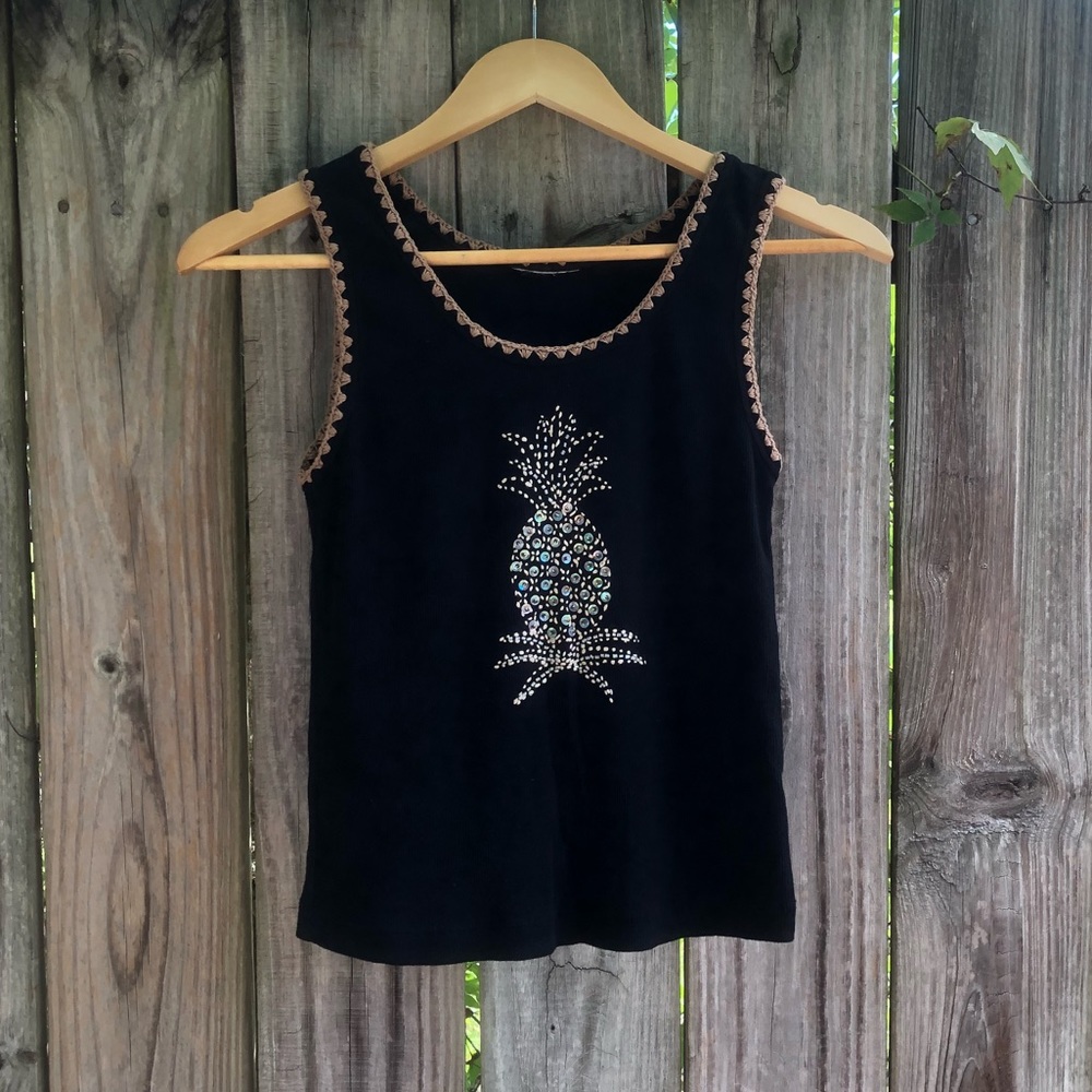 NEW Sequin Pineapple Tank
